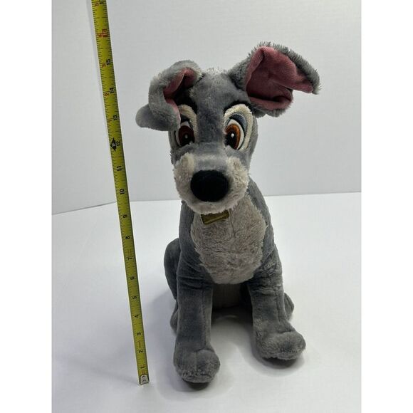 Lady and the Tramp Scamp Dog Stuffed Animal Plush Disney Store Original - Picture 9 of 15